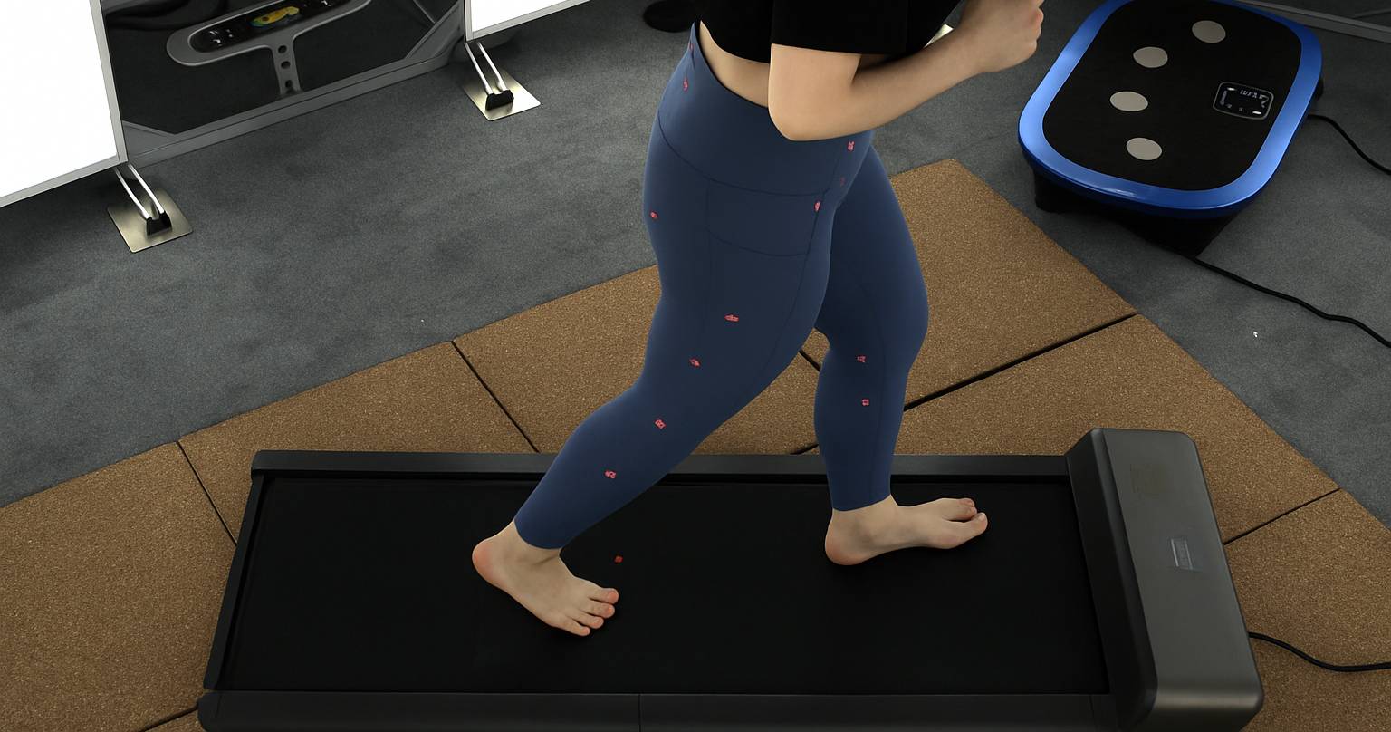 Sports leggings with different material mechanical properties, pattern designs and circumferential dimensions were used as experimental samples.